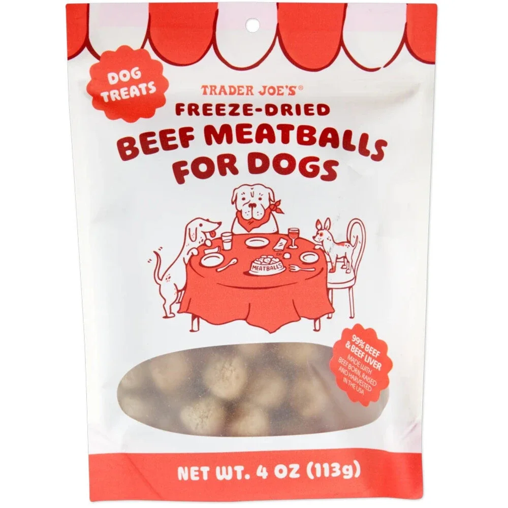 Trader Joe's — Freeze-Dried Beef Meatballs for Dogs